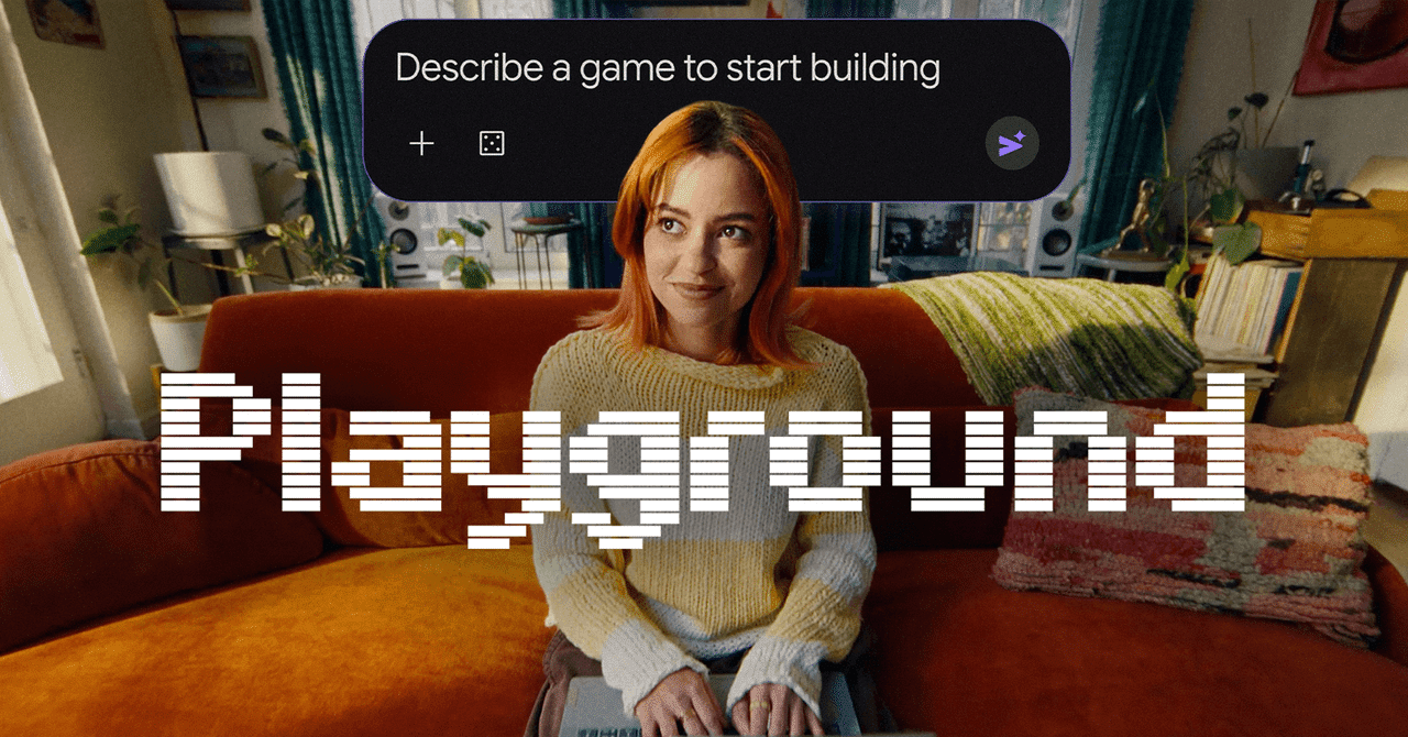 Google AI Playground game creation