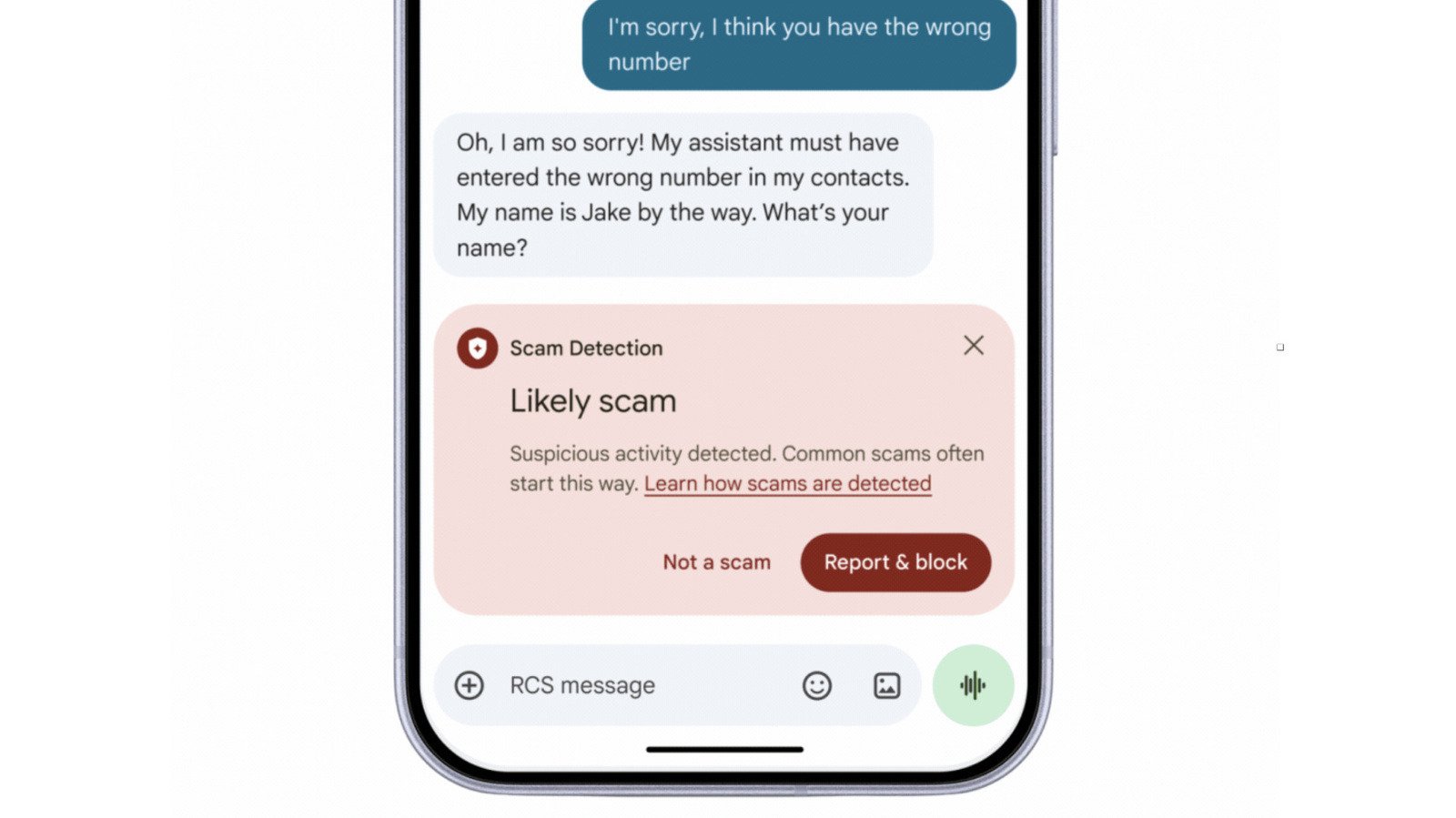 Gemini AI scam detection Android
