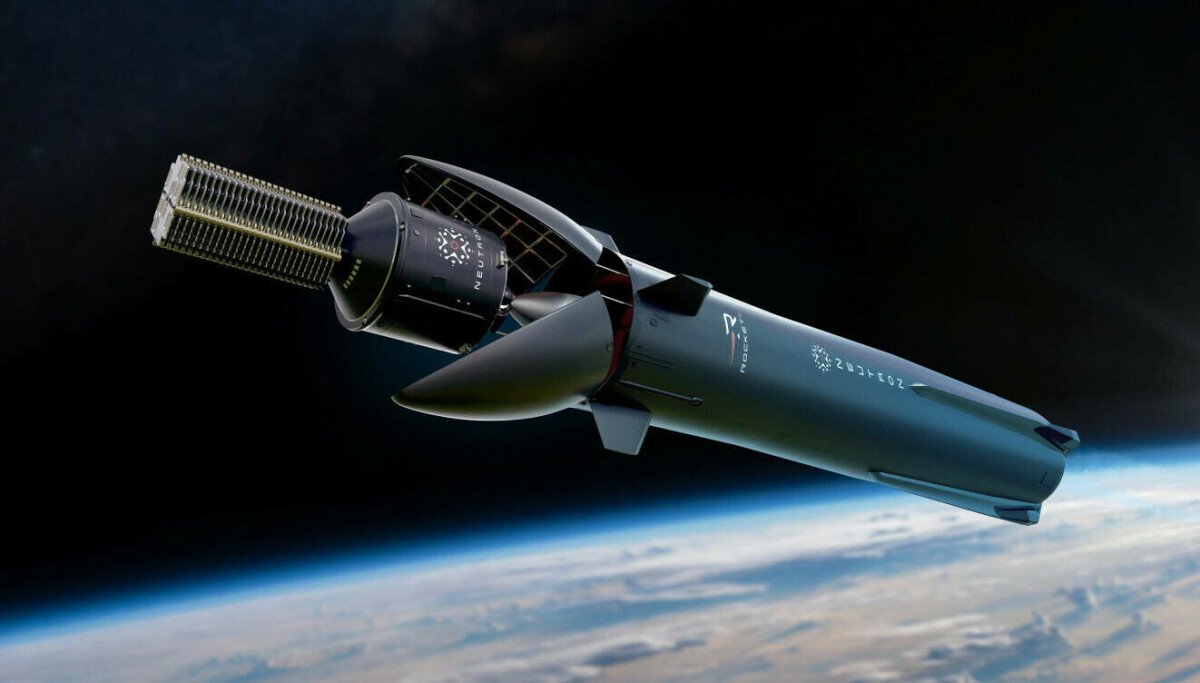 The Neutron rocket standing tall