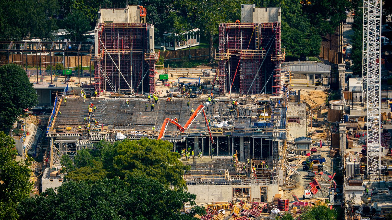 Construction of Trump ballroom project