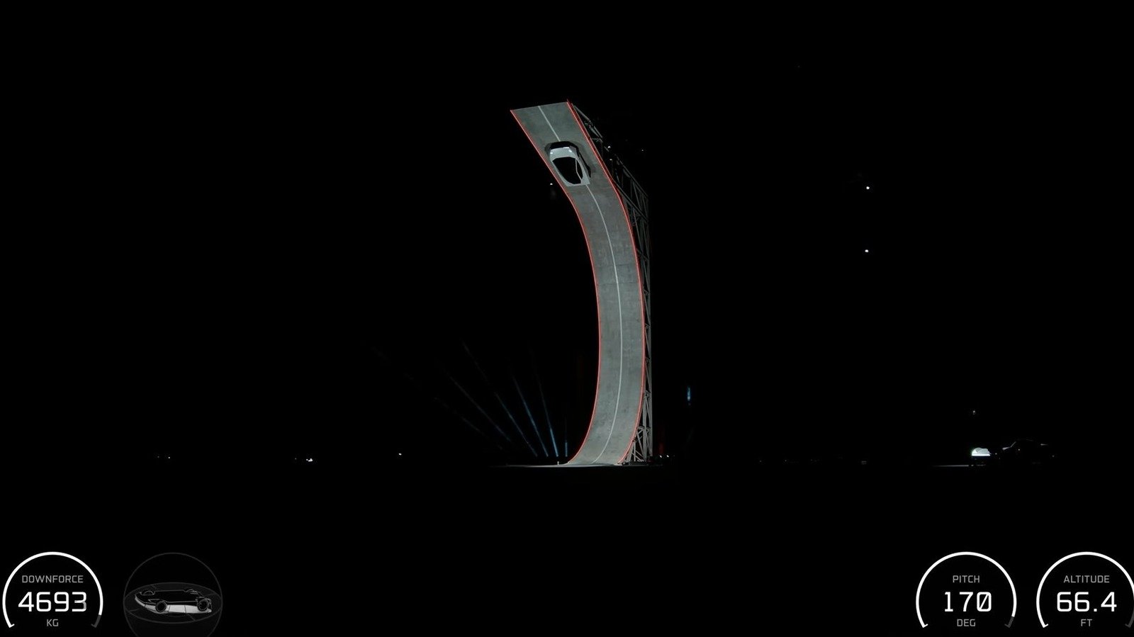 The sleek Next-Gen Roadster performing