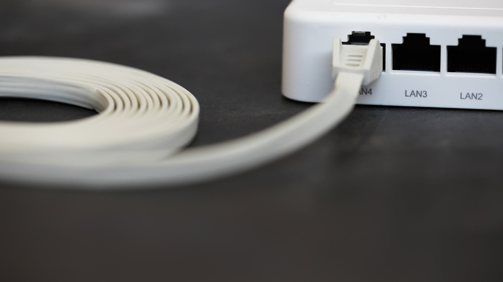 flat ethernet cables network setup