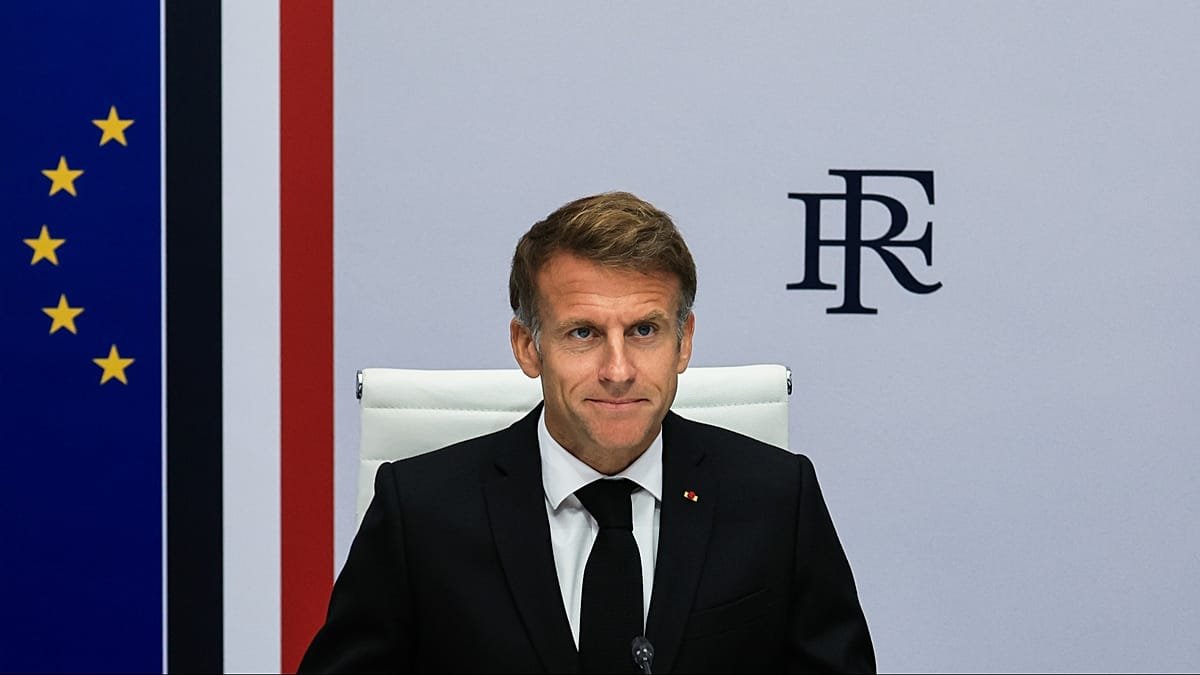 Emmanuel Macron addresses the nation