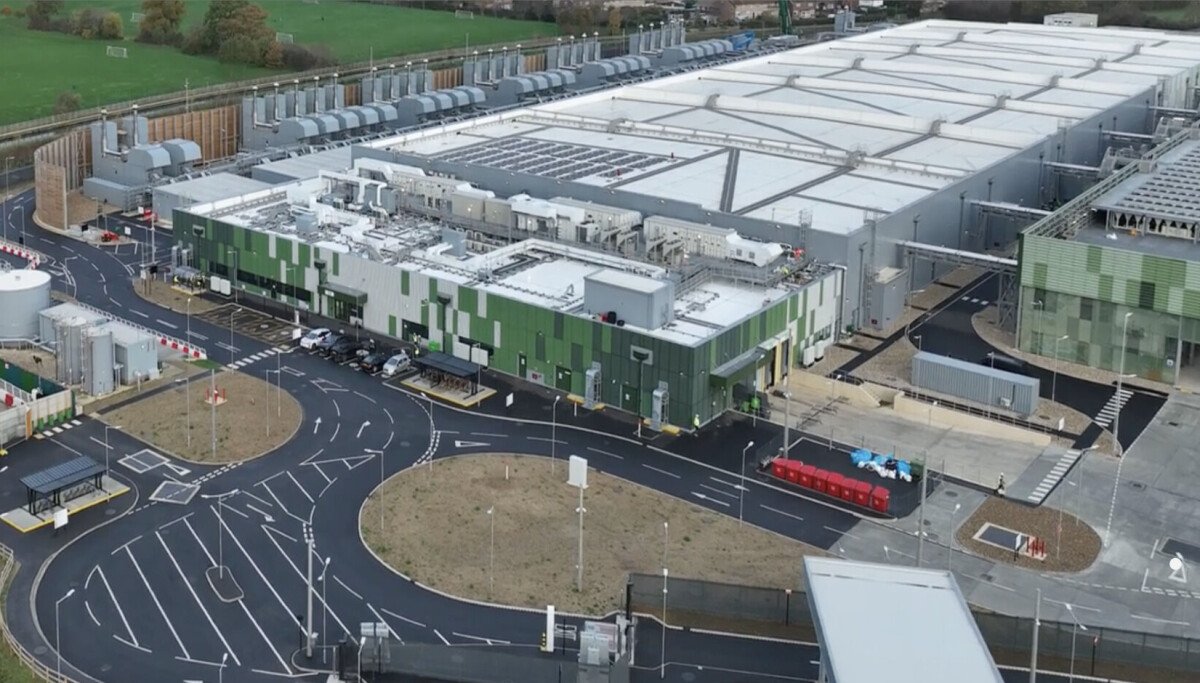 UK datacenter construction site