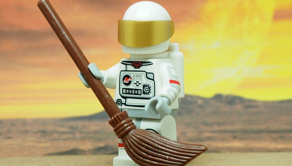 Active Debris Removal Mission satellite in orbit