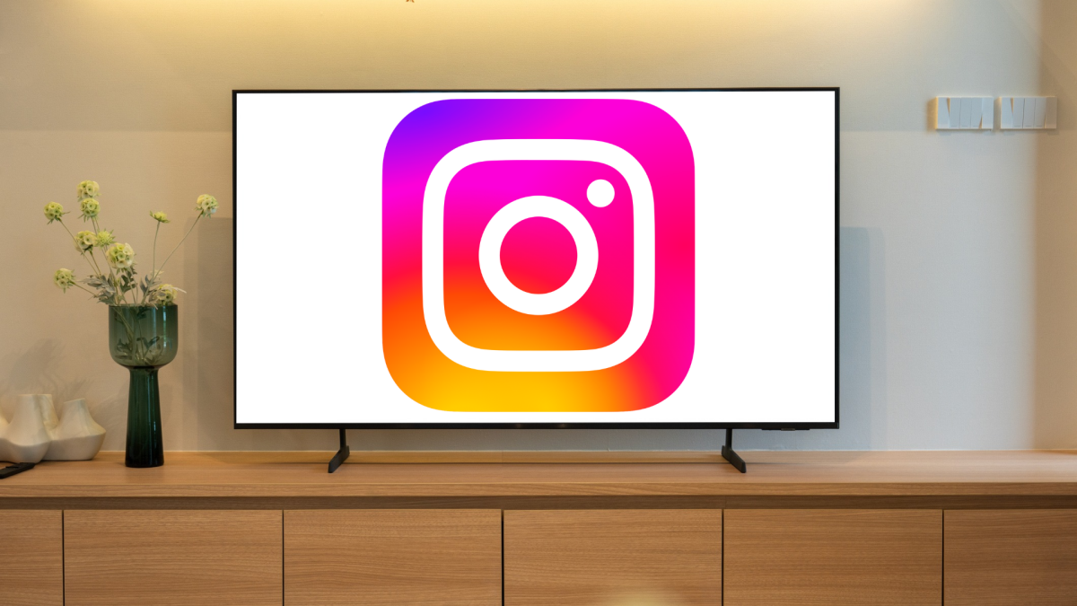 Instagram app running on Apple TV
