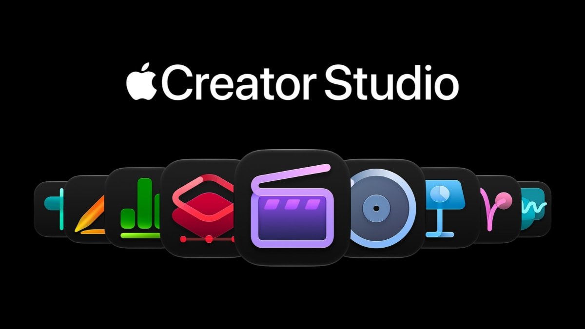 Apple Creator Studio editing interface