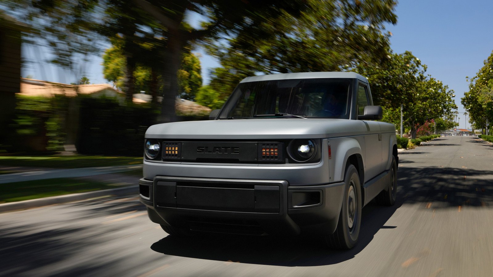 Slate truck rear design