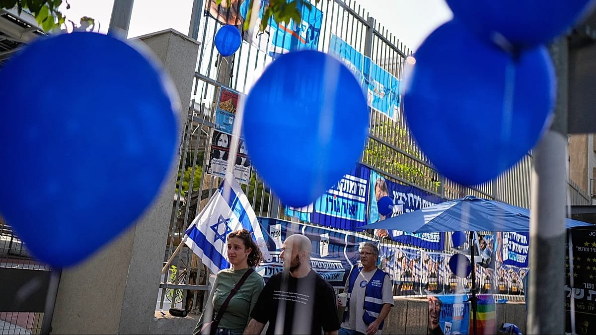 voters during the Israeli election